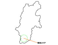 信州（長野県）・飯田の地図
